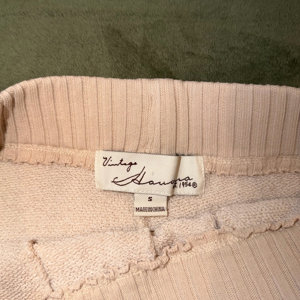 Frayed Cream Vintage Havana Shorts - Picture 3 of 3